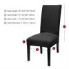 Housse De Chaise élastique Noire Hauteur 40-50cm En 4 Pcs FUIENKO 1 Housse De Chaise élastique Noire Hauteur 40-50cm En 4 Pcs FUIENKO -banc et tabouret Soldes Boutique 54330837 1