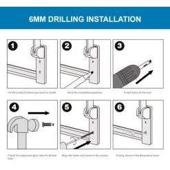 LIFCAUSAL Porte-serviettes De Bain étagères De Salle De Bain Pliables à Double Couche Avec Crochets Amovibles Porte-serviettes Mural Porte-serviettes 23 Pouces étagère à Serviettes En Acier Inoxydable Antirouille -banc et tabouret Soldes Boutique 54378298 5