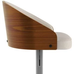 RENDEZ VOUS DéCO Chaise De Bar Carmelo Beige 63/84 Cm - Beige -banc et tabouret Soldes Boutique 54426210 5