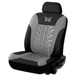 SUPERSELLER Arc Indentation Butterfly Universal Auto Seat Cover Cloth Anti-Poussière Résistant à L'usure Lavable Anti-Fading Seat Cover Cloth - 2PCS -banc et tabouret Soldes Boutique 54448427 5