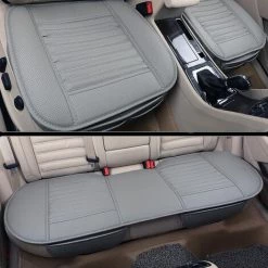 SUPERSELLER Four Seasons General Car Seat Cover Respirant Bamboo Charcoal Seats Coussin Auto Accessoires - 1 -banc et tabouret Soldes Boutique 54449555 4