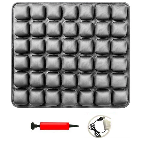 SUPERSELLER Coussin De Siège à Air Pour Bureau, Conduite, Chaise De Jeu - Coussin D'air Stéréo 3D Pour Soulager Le Stress De La Hanche - Gris 3 SUPERSELLER Coussin De Siège à Air Pour Bureau, Conduite, Chaise De Jeu - Coussin D'air Stéréo 3D Pour Soulager Le Stress De La Hanche - Gris