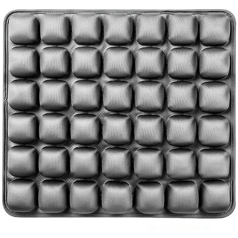 SUPERSELLER Coussin De Siège à Air Pour Bureau, Conduite, Chaise De Jeu - Coussin D'air Stéréo 3D Pour Soulager Le Stress De La Hanche - Gris 4 SUPERSELLER Coussin De Siège à Air Pour Bureau, Conduite, Chaise De Jeu - Coussin D'air Stéréo 3D Pour Soulager Le Stress De La Hanche - Gris – Image 2