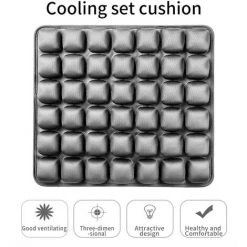 SUPERSELLER Coussin De Siège à Air Pour Bureau, Conduite, Chaise De Jeu - Coussin D'air Stéréo 3D Pour Soulager Le Stress De La Hanche - Gris 10 SUPERSELLER Coussin De Siège à Air Pour Bureau, Conduite, Chaise De Jeu - Coussin D'air Stéréo 3D Pour Soulager Le Stress De La Hanche - Gris -banc et tabouret Soldes Boutique 54449612 4