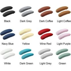 READCLY 1 Paire De Housses D'accoudoirs En Polyester Pour Chaise De Bureau - Amovibles, élastiques, Lavables - Tissu Imperméable - Coussins D'accoudoirs Amovibles (bleu Marine) -banc et tabouret Soldes Boutique 54471769 3