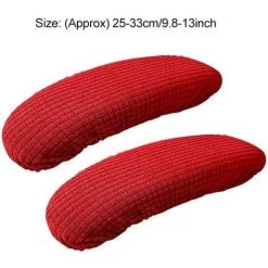 READCLY 1 Paire De Housses D'accoudoirs En Polyester Pour Chaise De Bureau - Amovibles, élastiques, Lavables - Tissu Imperméable - Coussins D'accoudoirs Amovibles (bleu Marine) -banc et tabouret Soldes Boutique 54471769 4