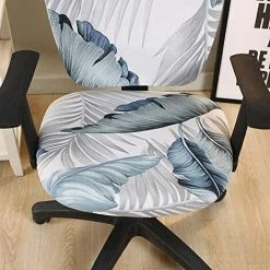READCLY Chaise De Bureau Ordinateur Covers, Split Stretchable Siège Housse Lavable Et Amovible Rotating Chaise Housse De Protection 9 READCLY Chaise De Bureau Ordinateur Covers, Split Stretchable Siège Housse Lavable Et Amovible Rotating Chaise Housse De Protection -banc et tabouret Soldes Boutique 54472048 3