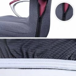 Betterlife Housses De Chaise De Bureau, Housse Entière De Fauteuil Rotatif Housse De Siège Tissu élastique Amovible Extensible Protection Pour Chaise D'ordinateur - Étanche, S -banc et tabouret Soldes Boutique 54554988 4