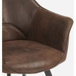 AHD AMAZING HOME DESIGN Chaise Salle Manger Salon Cuisine Similicuir Vintage Rembourrée Dohod -banc et tabouret Soldes Boutique 54640988 4