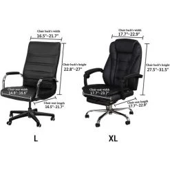 DENUOTOP Housse De Chaise De Bureau Avec Accoudoir - Résistante à La Poussière - Souple - Universelle - Extensible - Antidérapante - Lavable - Amovible - Blanc XL -banc et tabouret Soldes Boutique 54956076 2