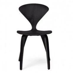 LES TENDANCES Chaise En Bois Frênes Noir Fait à La Main Milener