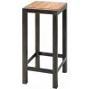 MEUBLE HOUSE Tabouret De Bar Industriel En Métal Et Bois Manufacture - Marron -banc et tabouret Soldes Boutique 55240026 1