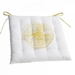 JARDIBRICODECO Coussin De Chaise Citron