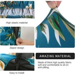 Housse De Chaise De Bureau Extensible Triomphe Housse De Fauteuil Rotatif Amovible Universel Housses De Chaise Moderne Housse Siege Bureau Lavable Couverture De Chaise Pour Bureau Gaming,（L） -banc et tabouret Soldes Boutique 55392582 3