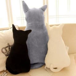 CADEAUX Mignon Chat Doux En Peluche Dos Ombre Jouet Canapé Oreiller Coussin De Siège Cadeau D'anniversaire (blanc) 30 Cm 10 CADEAUX Mignon Chat Doux En Peluche Dos Ombre Jouet Canapé Oreiller Coussin De Siège Cadeau D'anniversaire (blanc) 30 Cm -banc et tabouret Soldes Boutique 55459651 4
