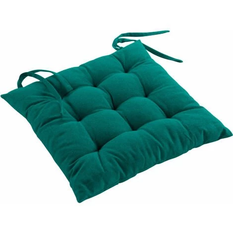1001KDO POUR LA MAISON Coussin De Chaise Coton Recycle Grand Mistral Emeraude 3 1001KDO POUR LA MAISON Coussin De Chaise Coton Recycle Grand Mistral Emeraude