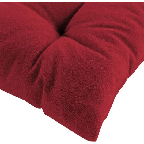 1001KDO POUR LA MAISON Coussin De Chaise Coton Recycle Grand Mistral Bordeaux 4 1001KDO POUR LA MAISON Coussin De Chaise Coton Recycle Grand Mistral Bordeaux – Image 2