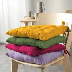 1001KDO POUR LA MAISON Coussin De Chaise Coton Recycle Grand Mistral Lilas 7 1001KDO POUR LA MAISON Coussin De Chaise Coton Recycle Grand Mistral Lilas -banc et tabouret Soldes Boutique 55499114 3