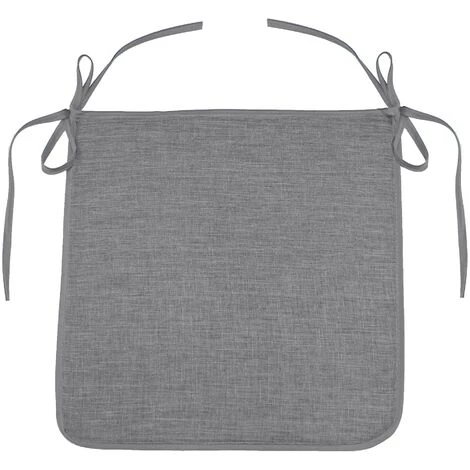 1001KDO POUR LA MAISON Coussin Galette De Chaise Chambray Newtons Gris 3 1001KDO POUR LA MAISON Coussin Galette De Chaise Chambray Newtons Gris