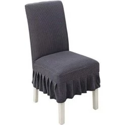 BEARSU Housses De Chaise 2 Pièces Pour Protection De Chaise Couverture Extensible Chaise Amovible Lavable