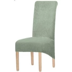 ECHOO Grande Housse De Chaise De Salle à Manger Jacquard Extensible(Jade,2 Pièces)
