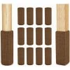 LIFCAUSAL Lot De 24 Chaussettes De Chaise Marron Pour Sols En Bois Dur, Chaussons De Chaise, Couvre-jambes à Haute élasticité, Ne Tombent Pas, Très Faciles à Mettre, S'adaptent à Toutes Les Formes De Jambes. -banc et tabouret Soldes Boutique 55635167 1