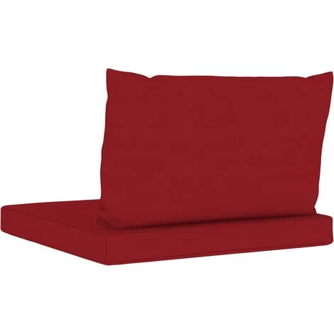 INLIFE Coussins De Canapé Palette 2 Pcs Rouge Bordeaux Tissu 7 INLIFE Coussins De Canapé Palette 2 Pcs Rouge Bordeaux Tissu – Image 5