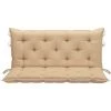 INLIFE Coussin Pour Balancelle Beige 120 Cm Tissu -banc et tabouret Soldes Boutique 55638860 1