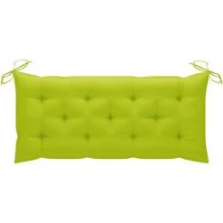 INLIFE Coussin De Balancelle Vert Vif 120 Cm Tissu -banc et tabouret Soldes Boutique 55638862 4