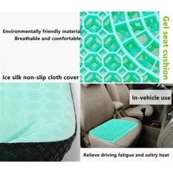 VERSAILLESFR Coussin De Siège En Gel Coussin Anti Escarres Coussin De Siège Avec Housse Antidérapante - La Housse De Siège Anti- Pression Pour Fauteuils Roulants / Sièges D'auto / Chaises De Bureau 43 X 37 X 4 Cm,Versailles 9 VERSAILLESFR Coussin De Siège En Gel Coussin Anti Escarres Coussin De Siège Avec Housse Antidérapante - La Housse De Siège Anti- Pression Pour Fauteuils Roulants / Sièges D'auto / Chaises De Bureau 43 X 37 X 4 Cm,Versailles -banc et tabouret Soldes Boutique 55868823 3