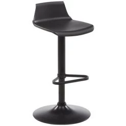 VENTE-UNIQUE.COM Tabouret De Bar CALAS - Polypropylène - Coloris Noir - Noir