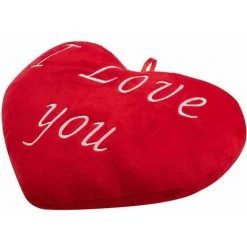 Coussin Coeur Rouge Brodé Je T'aime Peluche 32cm Ornement Cadeau Saint Valentin FUIENKO -banc et tabouret Soldes Boutique 56063841 3