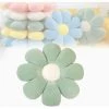 BENOBBY KIDS Joli Coussin De Fleurs, Coussin En Forme De Fleur, Oreiller En Forme De Marguerite, Oreiller En Peluche Fleur, Coussin De Sol Pour Chaise, Coussin De Dossier Pour Chambre, Maison, Canapé, Lecture (vert, 21,6 Pouces)