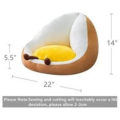 BENOBBY KIDS Tapis De Sol Lavable 55,9 X 35,6 Cm (avec Noyau D'oreiller) Coussin De Chaise Oreiller De Sol Avec Dossier Zone De Lecture Pour Enfants Balcon Chaise De Bureau D'extérieur Lit Pour Animal De Compagnie (avocat Mignon) -banc et tabouret Soldes Boutique 56069827 5