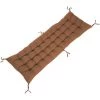 BENOBBY KIDS Coussin De Banc Coussin De Balançoire Pour Fauteuil Inclinable Mobilier De Jardin Terrasse Inclinable Intérieur/extérieur, 119,36 X 48,26 Cm Coussin Inclinable En Coton Doux (Marron) -banc et tabouret Soldes Boutique 56070884 1