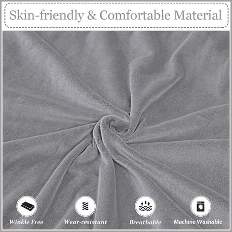 PERLE RARE Extensibles Housses De Chaise En Pour Chaises De Salle à Manger, Grande Chaises Hautes En Spandex, Housses De Protection Avec élastique(gris, Set Of 2) 6 PERLE RARE Extensibles Housses De Chaise En Pour Chaises De Salle à Manger, Grande Chaises Hautes En Spandex, Housses De Protection Avec élastique(gris, Set Of 2) – Image 4