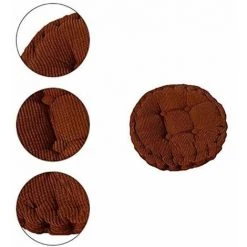 FUIENKO 1 Coussin Rond 40 X 40 Cm Pour Chaise De Salle à Manger, Canapé, Tabouret, Coussin épais, Vert -banc et tabouret Soldes Boutique 56121758 4