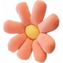 Daisy En Peluche Fleur En Forme D'oreiller Coussin De Siège D'intérieur Tapis De Sol Décor, Décorations 50 Cm FUIENKO