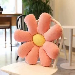 Daisy En Peluche Fleur En Forme D'oreiller Coussin De Siège D'intérieur Tapis De Sol Décor, Décorations 50 Cm FUIENKO -banc et tabouret Soldes Boutique 56121790 3