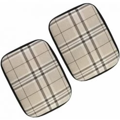 FUIENKO Coussin De Chaise De Cuisine En Lin Et Coton, 2 Pièces, Coussin De Chaise Antidérapant Avec Attache 30x40cm