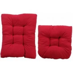 FUIENKO Coussins De Chaise De Crèche Grands Ensembles Avec Attaches Hellery Rouge