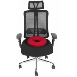 Coussin Pour Hémorroïdes Coussin De Siège Rond Gonflable Pour Hémorroïdes Avec Pompe (rouge) FUIENKO -banc et tabouret Soldes Boutique 56121840 3