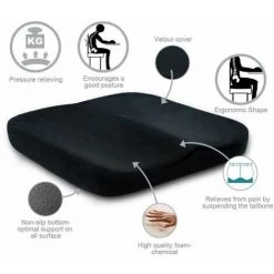 FUIENKO Coussin Carré Confortable En Mousse à Mémoire De Forme Pour Chaise De Bureau, Coussin De Siège De Voiture, Coussin De Fauteuil Roulant -banc et tabouret Soldes Boutique 56121852 3