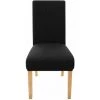 FLYME 4 PCS Stretch Jacquard Chaise Protecteur Élastique Spandex Housses Housses De Chaise， Noir -banc et tabouret Soldes Boutique 56628219 1