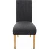 FLYME 2 PCS Stretch Jacquard Chaise Protecteur Élastique Spandex Housses Housses De Chaise，Gris -banc et tabouret Soldes Boutique 56628232 1