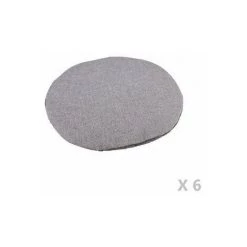 Galettes De Chaise The Home Deco Factory HONORE X6 Gris
