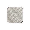DOUCEUR D'INTRIEUR Galettes De Chaise Douceur D Intérieur GALETTE 4 RABATS 36 X 36 X 3.5 CM POLYESTER IMPRIME SALTO X2 Gris -banc et tabouret Soldes Boutique 56648551 1