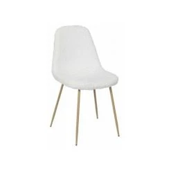 Chaises The Home Deco Factory AUREA X2 Blanc
