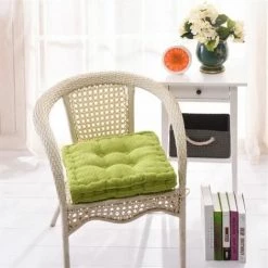 Galette De Chaise Galette De Chaise En Velours Côtelé Doux Et Épais 45x45cm Carré-Vert FUIENKO -banc et tabouret Soldes Boutique 56693813 3