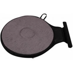 Coussin Chaise Tapis Siège Auto Auxiliaire Rotation 360° Gris Foncé FUIENKO